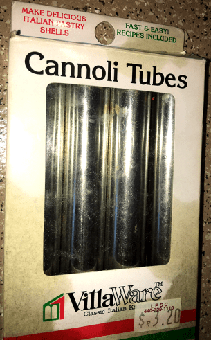 cannoli tubes